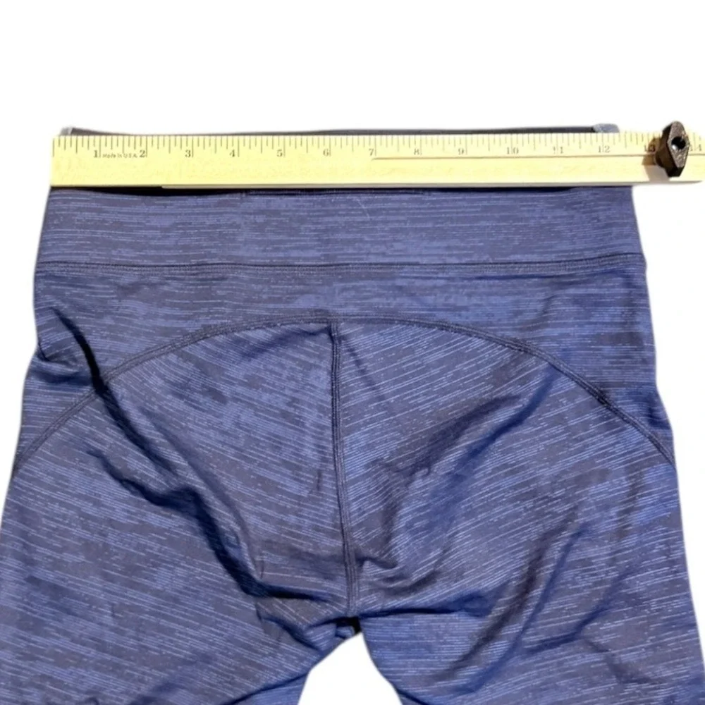 Outdoor Voices Womens Techsweat 7/8‎ Leggings S Blue Colorblock Yoga Activewear